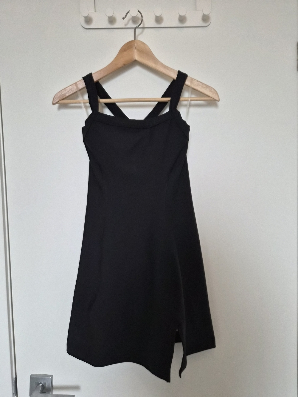 Abercrombie YPB Sculptlux Cross-Back Mini Dress